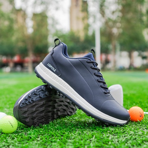 Wasserdichte Herren Golfschuhe Professionelle Golfer Sneaker Outdoor Sportschuhe - Picture 10 of 15