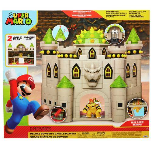 Super Mario Series Deluxe Bowser's Castle Playset  - Picture 1 of 5