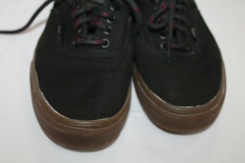 Vans SZ 8 MEN 9.5 WOMEN EUR 40.5 Gum Era Classic Black Skater Skateboard Lo Shoe - Picture 7 of 7