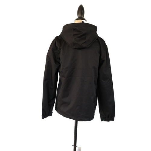 Coleman Small Women’s Rain Wind Breaker Black Oversized Hooded Multipockets New - Picture 3 of 8