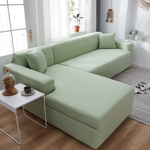 Sofa Covers Elastic Corner Longue Cover Slipcover Chair Protector 1/2/3/4 Seater - Picture 35 of 45