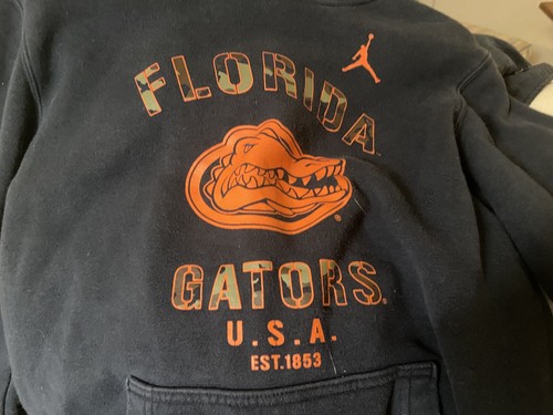 Nike JORDON Florida Gators Mens S. Black Camo Veterans Day Long Sleeve Hoodie - 第 6/10 張圖片