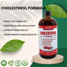 Cholesterol Formula By Livingston Natural Herbal Labs, Plant Based, 16 oz.