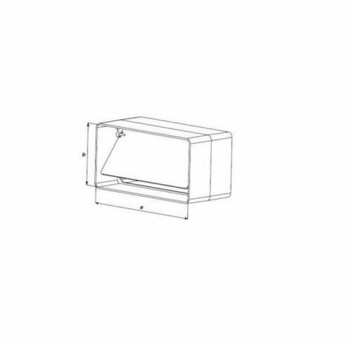 Rectangular Channel Connector 75mm x 150mm with Non Return Valve KP75-22 - Bild 2 von 2