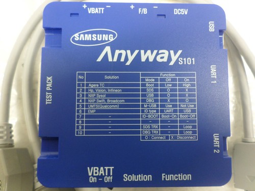 Samsung Anyway Single Cell Phone Test Jig w/ Cables S101 - Picture 2 of 12