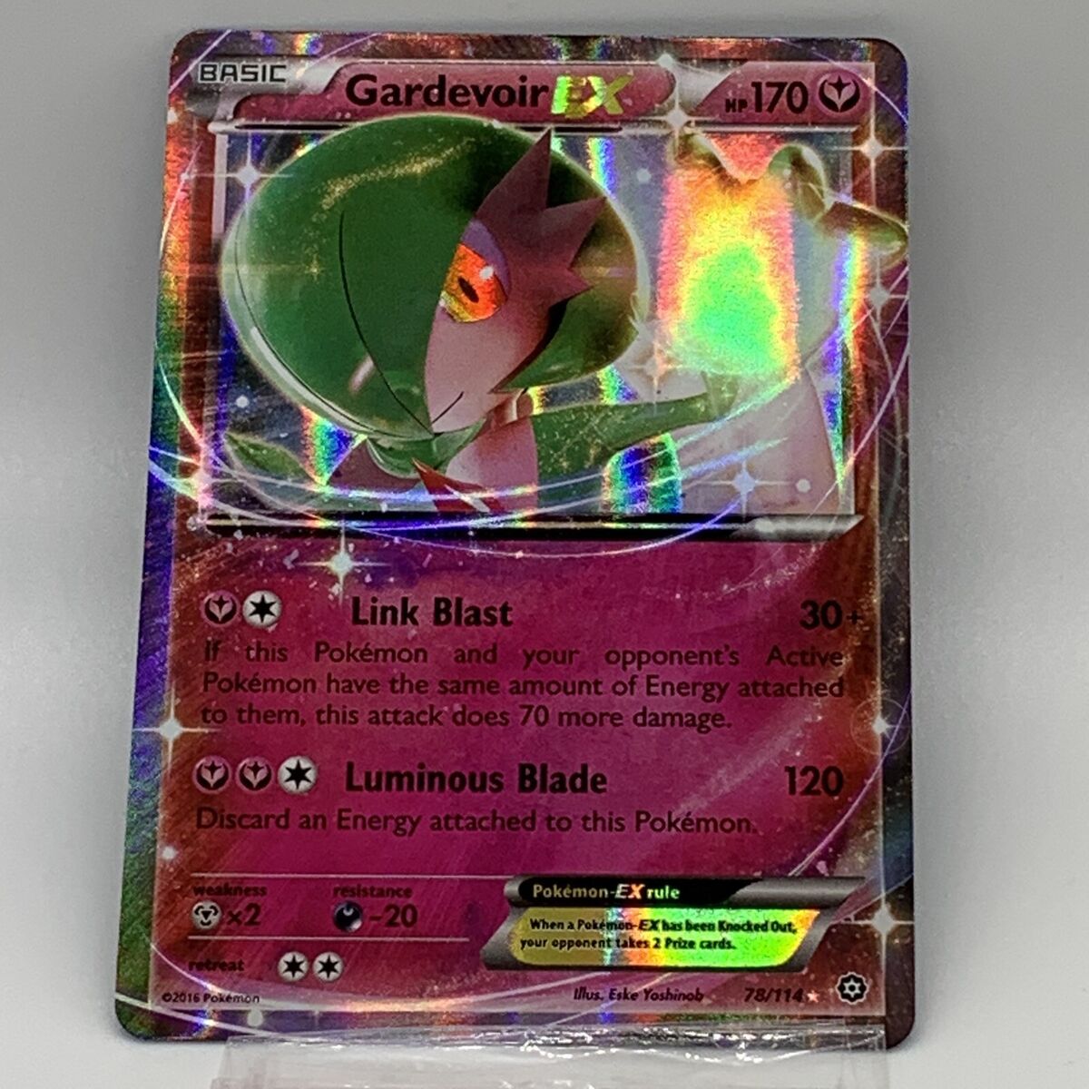 Gardevoir EX Full Art Ultra Rare = 111/114 XY Steam Siege = Pokemon TCG  Mint/NM Values - MAVIN