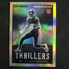 2023 Panini Rookies and Stars Thrillers Bijan Robinson RC Silver