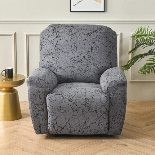 Funda de sofá reclinable elástica de 4 piezas - Imagen 3 de 40