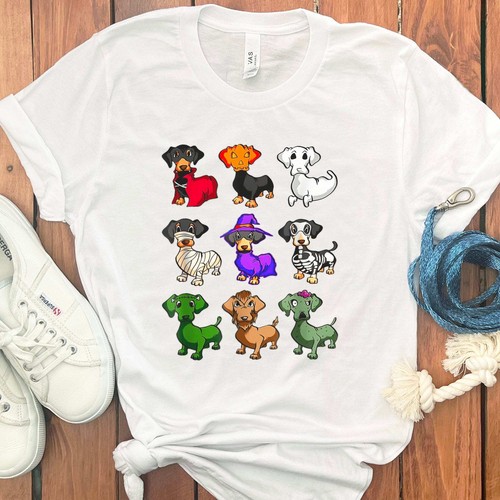 DACHSHUND HALLOWEEN T-SHIRT - Picture 43 of 43