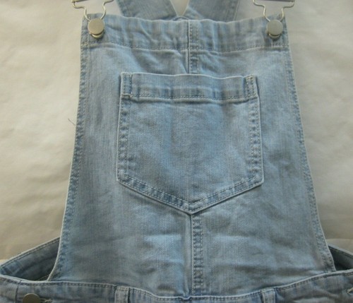 JustFab Jean Shorts Overalls Sz 28 NWT Shortalls S-24 - 第 3/8 張圖片