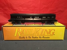 MTH Railking Northern Pacific Dump Car w/ Operating Bay #30-7924 Pre-owned