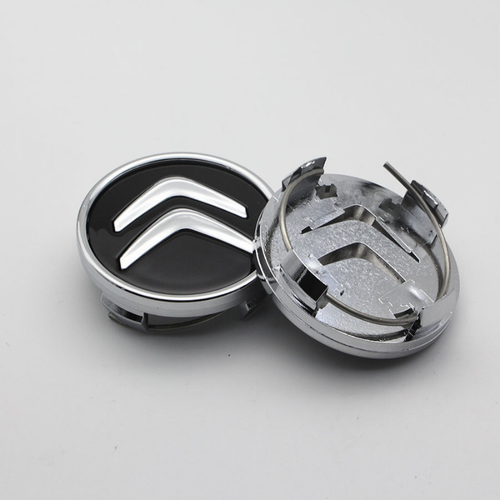 4 Stück 60mm Citroën Nabenkappen Radkappen Schwarz Felgendeckel Nabendeckel - Bild 5 von 6