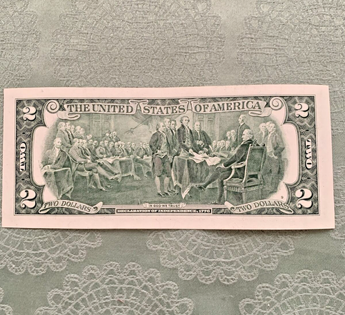 2009 SERIES $2 DOLLAR Bill Stamp L12 San Francisco - Picture 4 of 6