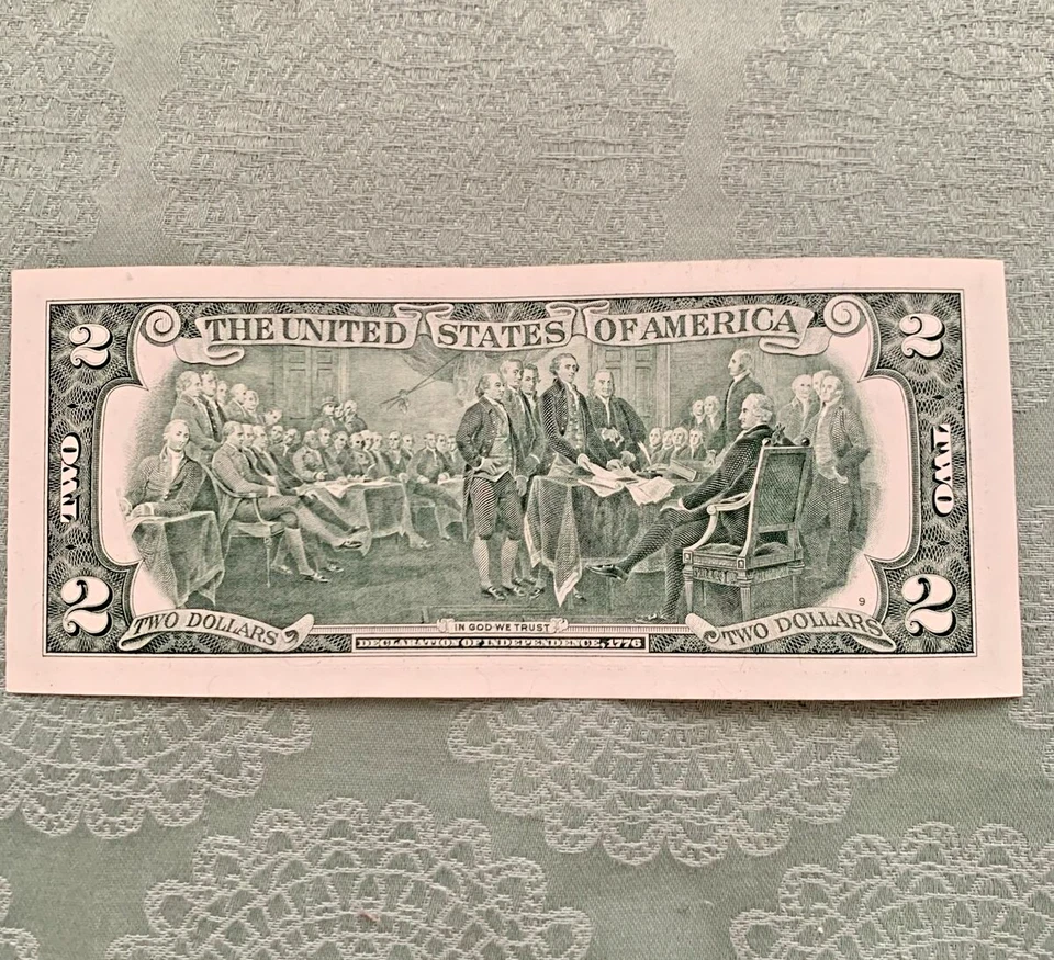 2009 SERIES $2 DOLLAR Bill Stamp L12 San Francisco - Image 4 of 4