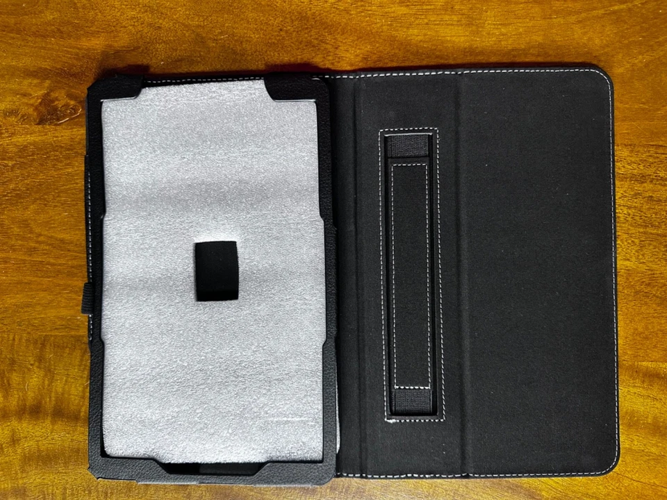 Funda Moko ZJ para Fire Moko HD 10 2015 Smart Flip Stand Tablet NEGRA Foto 2 de 4