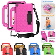 For iPad 9 Mini 1 2 3 4 5 Shockproof Kids EVA Foam Stand Strap Handle Case Cover