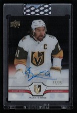 2020-21 Upper Deck Clear Cut Autograph UD Exclusives #CC-ST Mark Stone 27/35