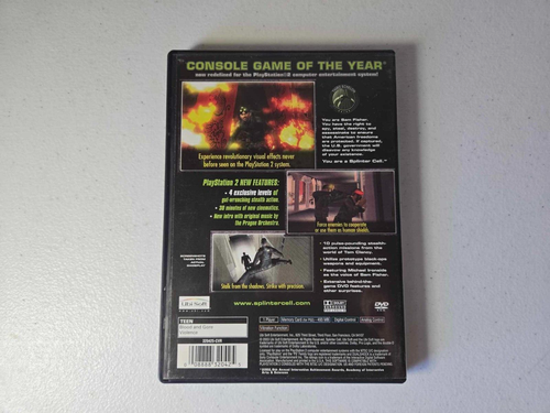 Splinter Cell Stealth Action Redefined Sony Playstation PS2 - Picture 4 of 4