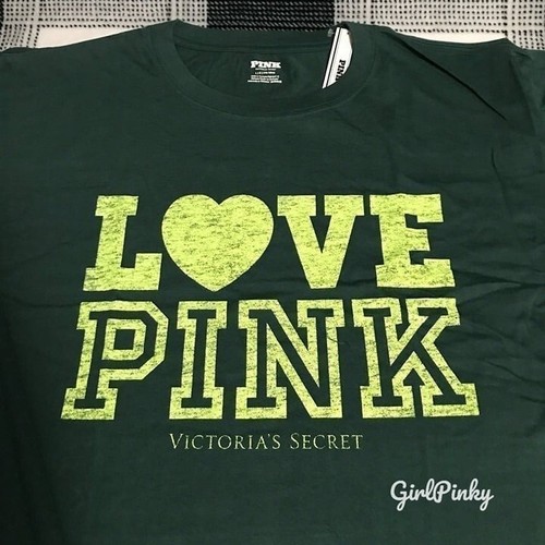 VS PINK SWEATPANTS OUTFIT & CAMPUS LOGO TEE IN DEEP FOREST GREEN IN SIZE LARGE - Bild 7 von 12
