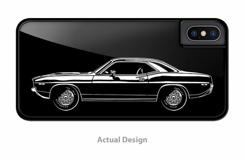 1972 Plymouth 'Cuda Coupe "Profile" Phone Case for Samsung Galaxy Smartphone - Picture 2 of 17