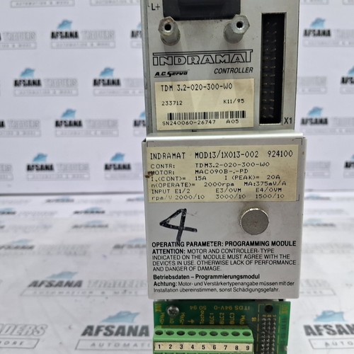 INDRAMAT TDM 3.2-020-300-W0 AC SERVOREGLER - Bild 8 von 13
