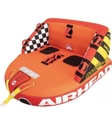 NEW!!! AirHead Big Mable 2 Person Inflatable Towable Boat Tube Float - Picture 1 of 7