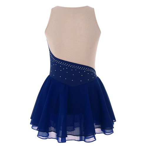 Girls Dresses Patchwork Dress Smooth Leotard Breathable Costume Sparkling Dance - Picture 29 of 89