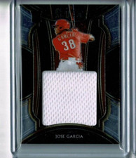 2021 Panini - Select Baseball Jose Garcia Rookie Jumbo Swatches PW-Used RJS-JG