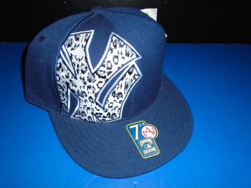 New York Yankees American Needle Animal Print Fitted 7 3/8 Hat NEW - Picture 2 of 4