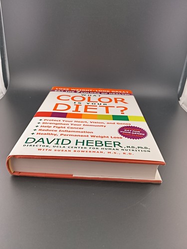 What Color is your Diet? David Heber 2001 FE Hardcover DJ W2 - Picture 3 of 7