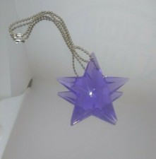 Swarovski Crystal Blue Violet 40mm Star 8815 Suncatcher/ Pendant; Logo Etched