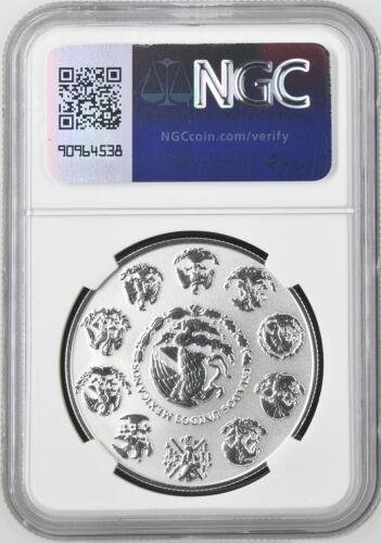 2023 Mexico Libertad 1 Oz Silver Reverse Proof Coin NGC PF70 Onza Mexican JR021 - Picture 2 of 2