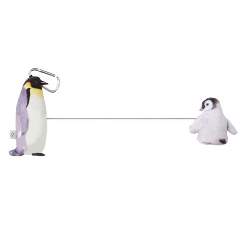 Plush Key Chain Pendant Seal/Penguins/Otters Key Rings for Phone Jewelry - Picture 12 of 19