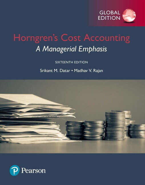 Thumbnail - Srikant Datar; Srikant M. Datar; Madhav V. Rajan / Horngren's
