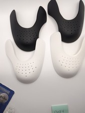6 Pairs Anti Wrinkle Shoe Crease Protector Mens 7-12 Womens 5-10 Black  White D