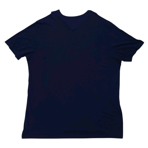 Lacoste Men's Big & Tall V-Neck Pima Cotton T-Shirt Navy Blue 9L / 2XLT - Picture 4 of 10