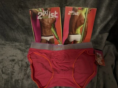 2(X)IST Neon - Small - Ultra Contour Brief - Hibiscus Pink (RRP £18) - Boxed