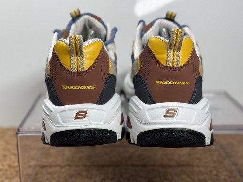 Zapatos deportivos Skechers D'Lites para hombre talla 8 espuma viscoelástica 52675 BRTN - Imagen 7 de 11