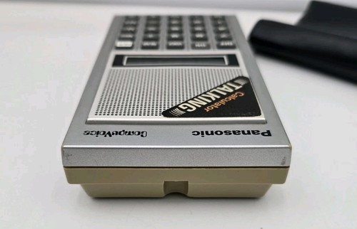 Calcolatrice parlante compuvoice Panasonic JE-720U vintage 1981-1984 con custodia - Foto 6 di 9