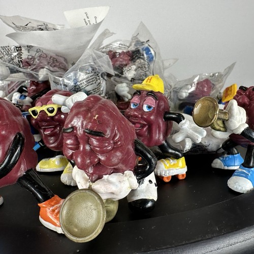Hardee's California Raisins Lote De 40+ Figuras 2-3" Algunas En Bolsas PVC De Colección - Imagen 5 de 15