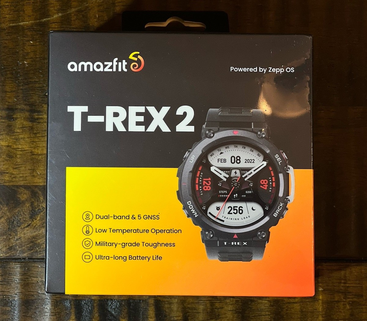 Amazfit A2170 T-Rex 2 Smartwatch GPS Ember Black New | eBay