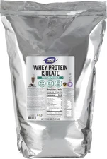 NOW Foods Sports Nutrition, Whey Protein Isolate, 25 g Protein Chocolate 10LB