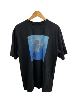 NEIGHBORHOOD × NIRVANA Tee BLACK L NEIGHBORHOOD X NIRVANA/T-shirt/L/cotton/BLK/TEE SS3