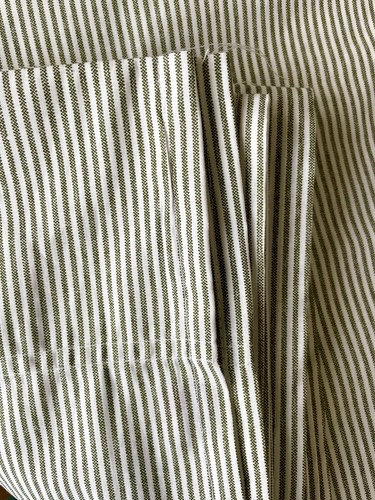 Tommy Hilfiger Pin Stripe Oxford Nautical Preppy Flat Sheet King/Queen New - Picture 3 of 7