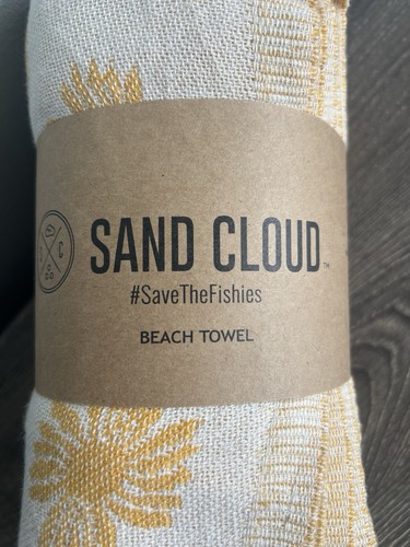 Sand Cloud Beach Towel Turkish Organic Cotton 37”x67” NEW! - Picture 13 of 13
