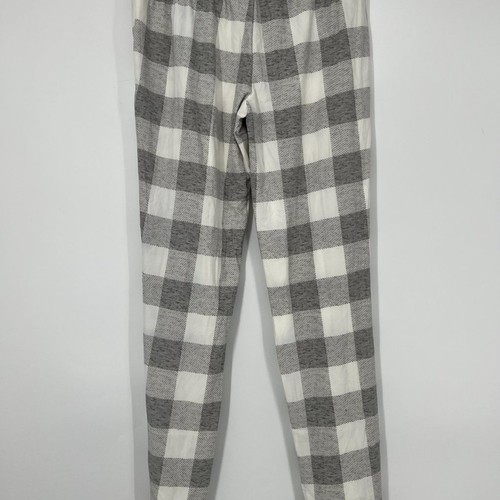 Lucky Brand Damen-Pyjamahose gerades Bein Lounge Buffalo kariert grau Small neu ohne Etikett - Bild 3 von 6