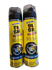 Fix-a-flat Tire Repair Emergency Inflator Sealant 20oz Cans 2 Pack Sealant