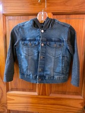 Art Class Toddlers Denim 6 pocket Blue Jean Jacket Size 4-5 XS