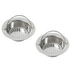 2 Pieces Spülbecken Sieb Edelstahl Sinkfilterbildschirm Abflussfilter