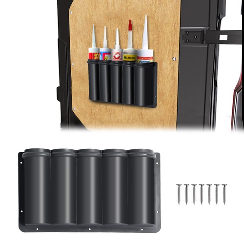 5 Tubes Holder, Silicone Sealant Mastic Caulk Adhesive Tubes Van/Workshop/Garage - Picture 2 of 13